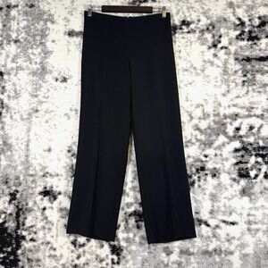 Joseph Ribkoff Pants Womens Size 8 Black Wide Leg Comfort‎ Casual Zip Front